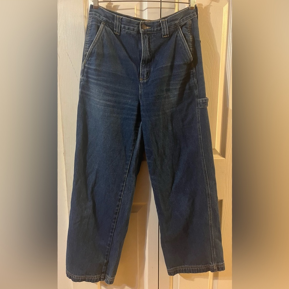 Cello Wide Leg High Waist Baggy Jeans 100% Cotton Size 7